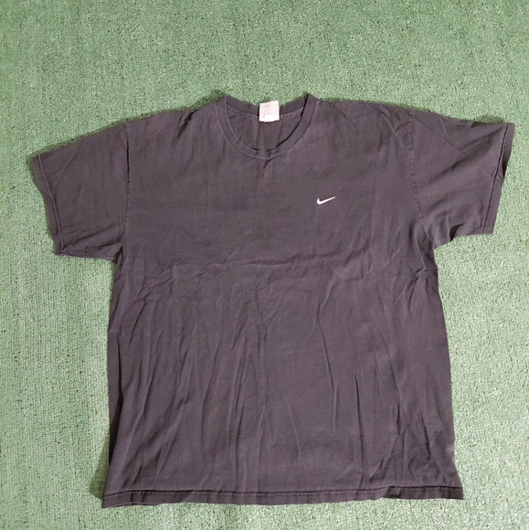 Nike Other - VINTAGE Nike Black Embroidered Logo T Shirt Size XXL